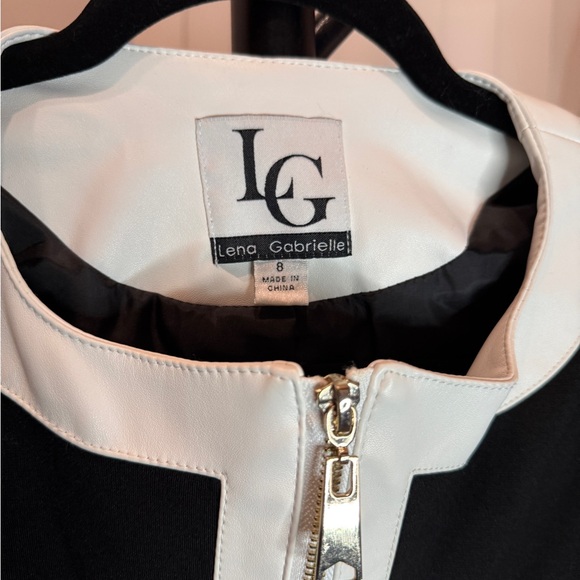 Lena Gabrielle jacket with faux leather trim - Picture 2 of 3